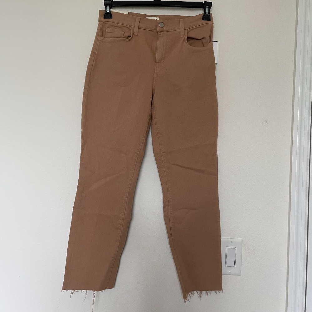 L'AGENCE tan pants